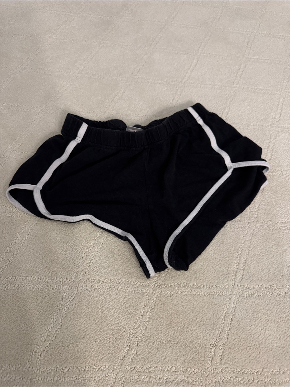 Aeropostale Black Shorts with White Trim - Women's Activewear